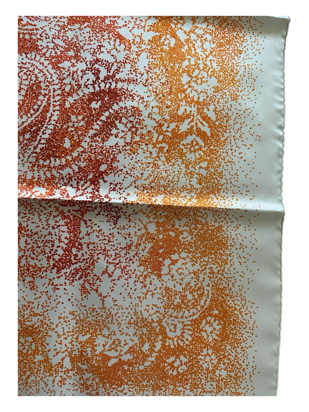 NWT Hermès Indian Dust Carré 90 Silk Scarf Blanc Orange w/ Box Rare 2008 - Picture 12 of 14